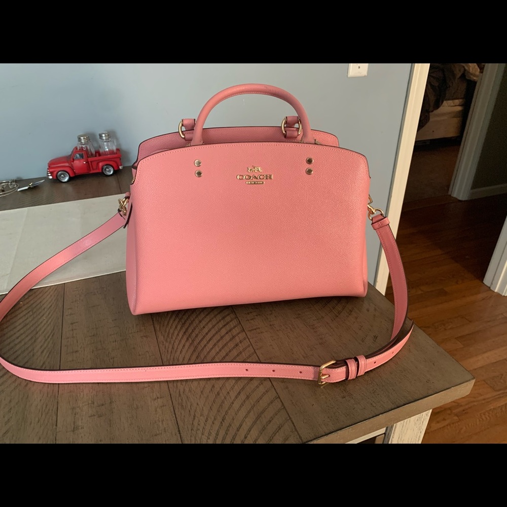 Brand new never used pink coach bag